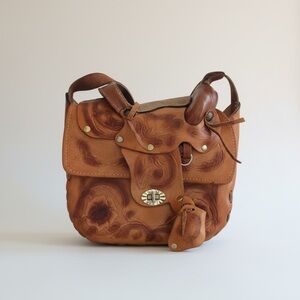 Vintage handmade saddle purse made in Mexico in 1979